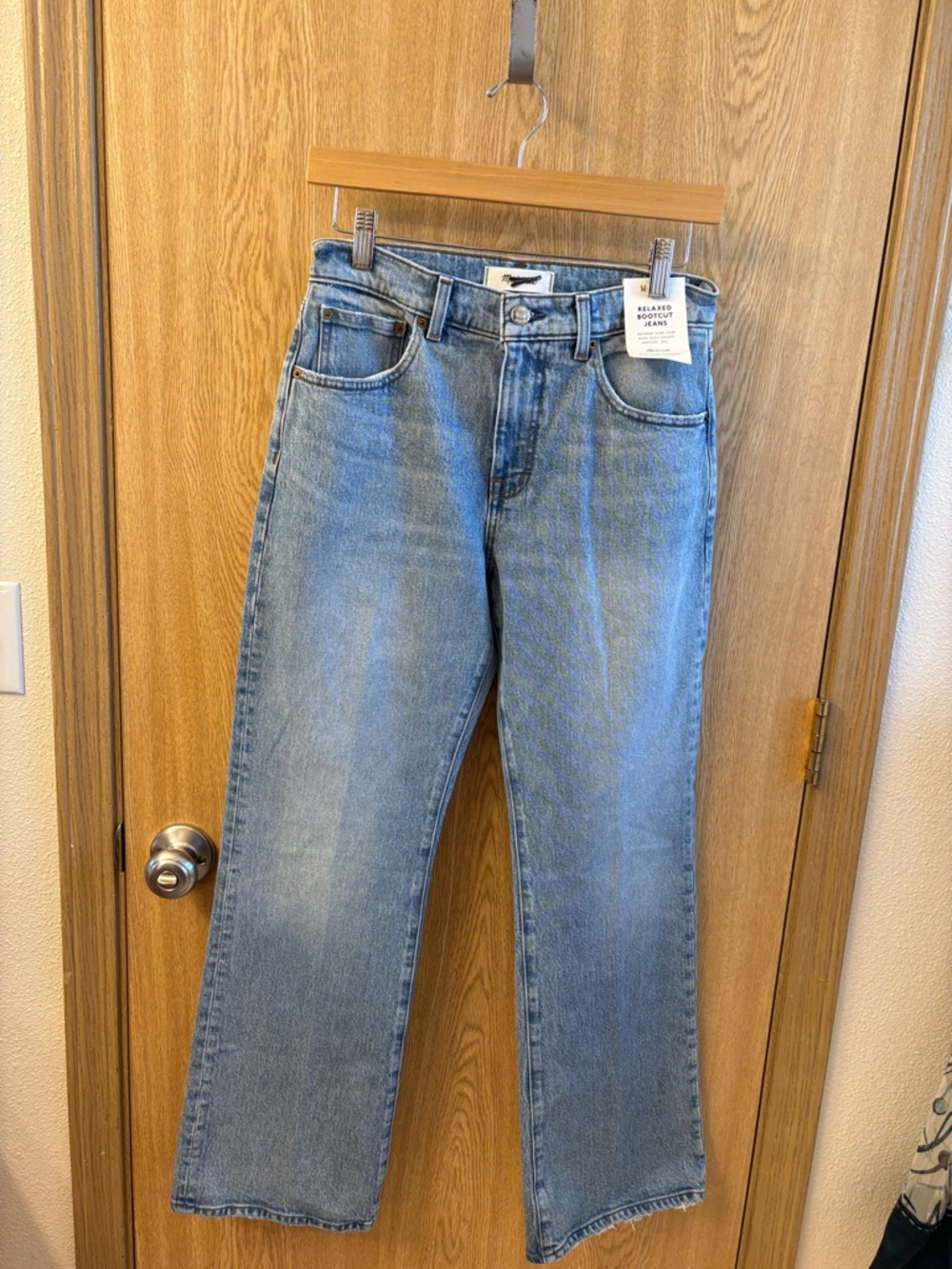 Madewell Light Blue Relaxed Bootcut Jeans